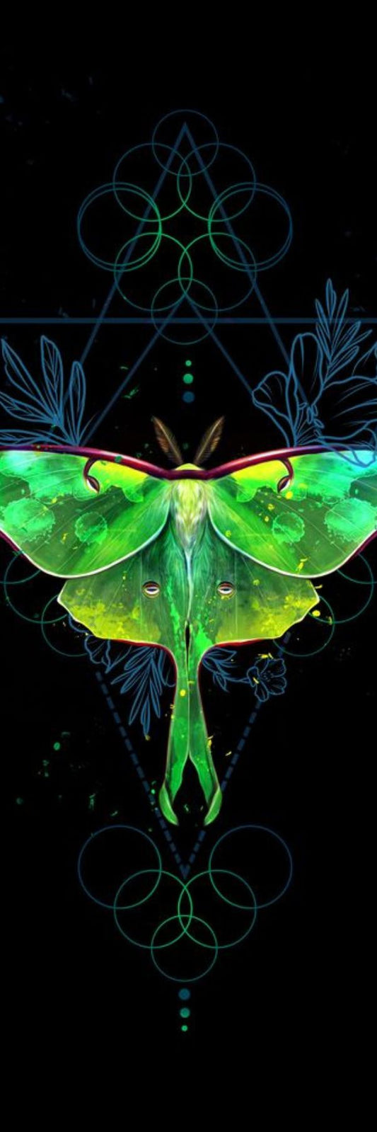 Moth Bookmark