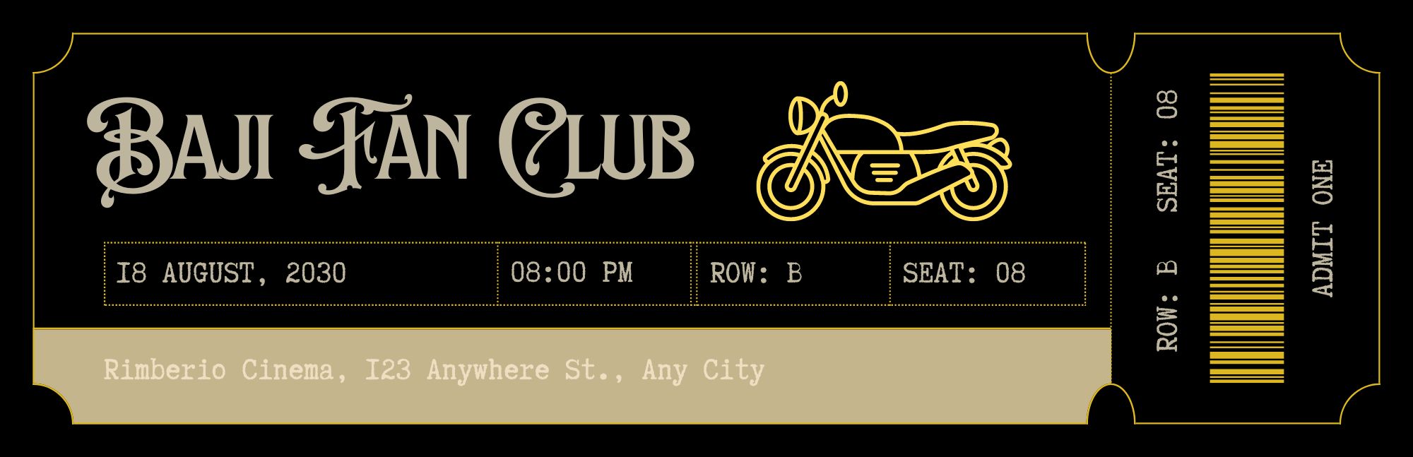 Baji Admission Ticket