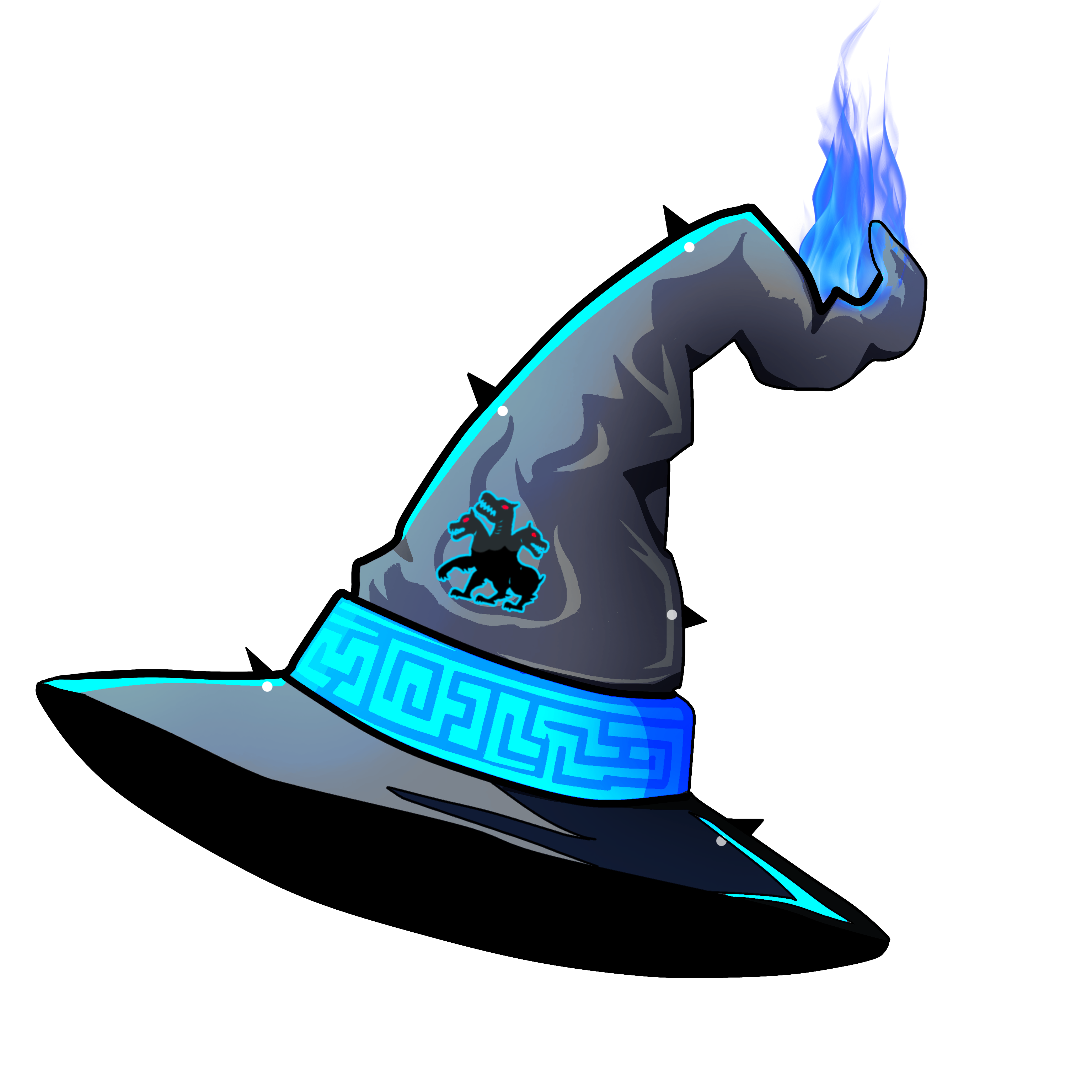 Hades Witch Hat Stickers