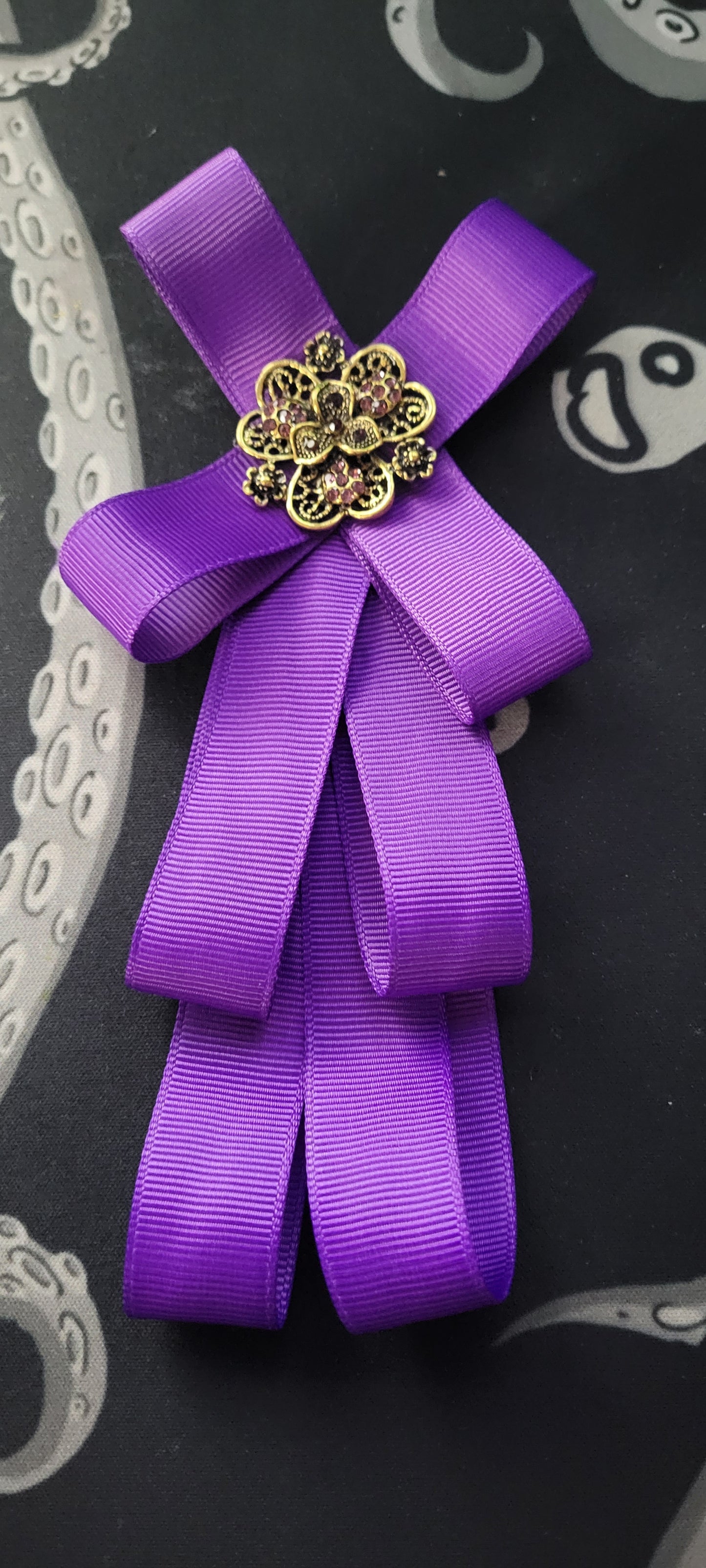 Purple Brooch