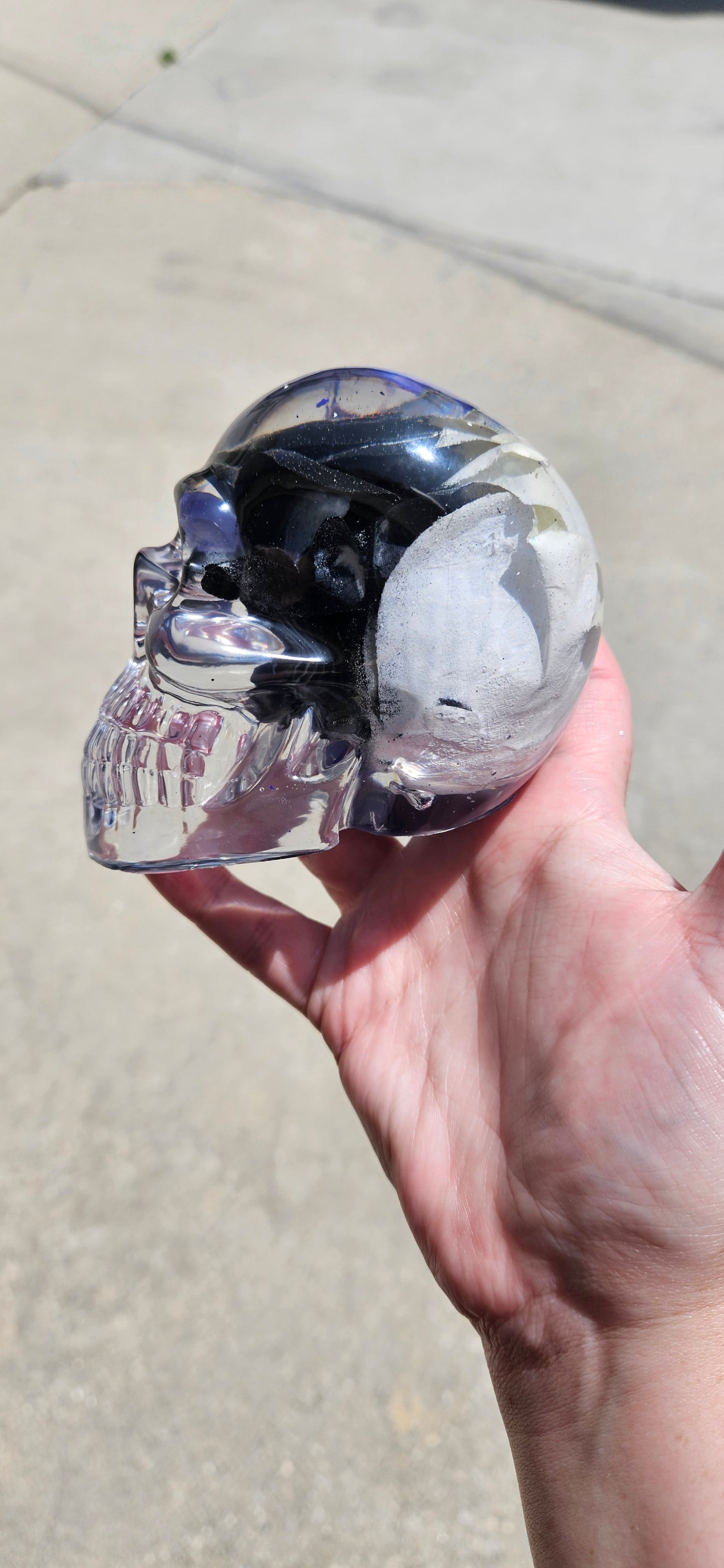 Midnight Rose Skull