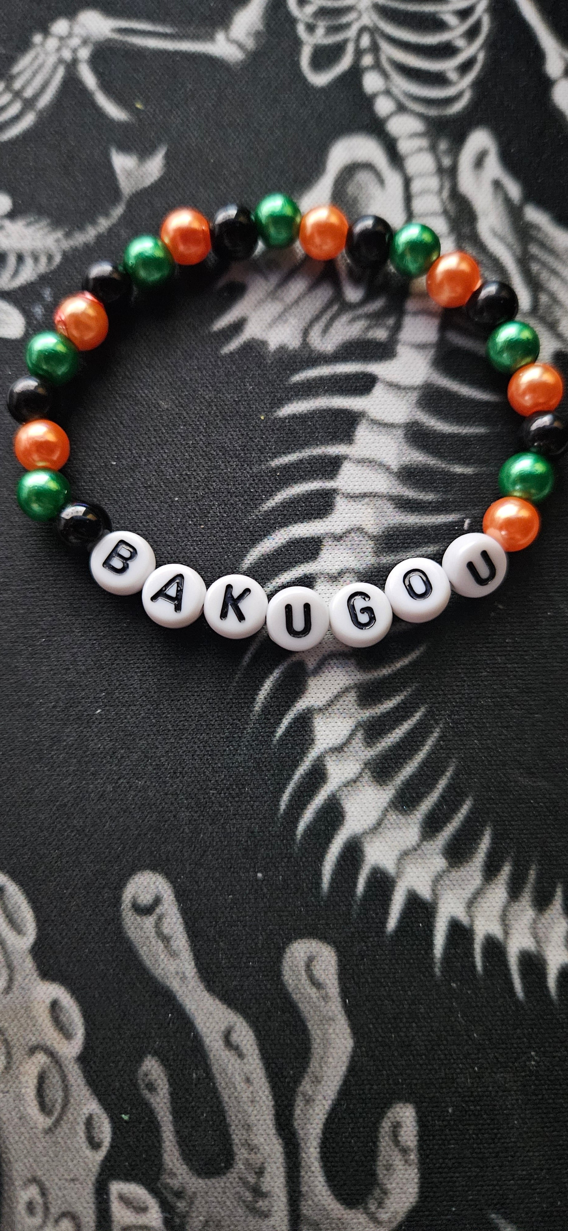 Bakugou Bead Bracelet
