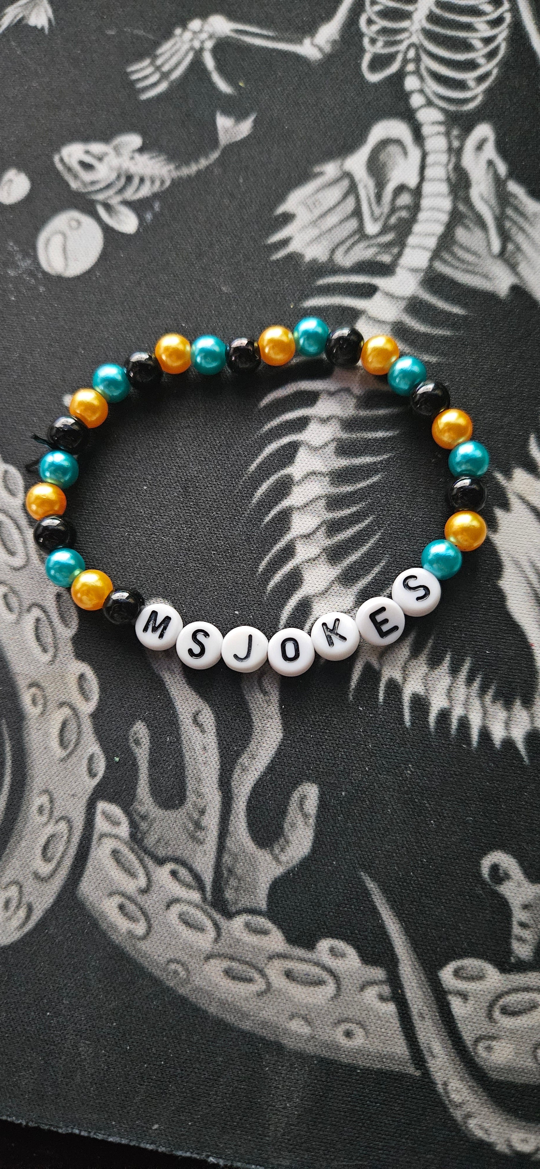 Ms. Jokes Bead Bracelet