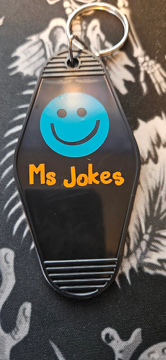 Ms. Jokes Keychain