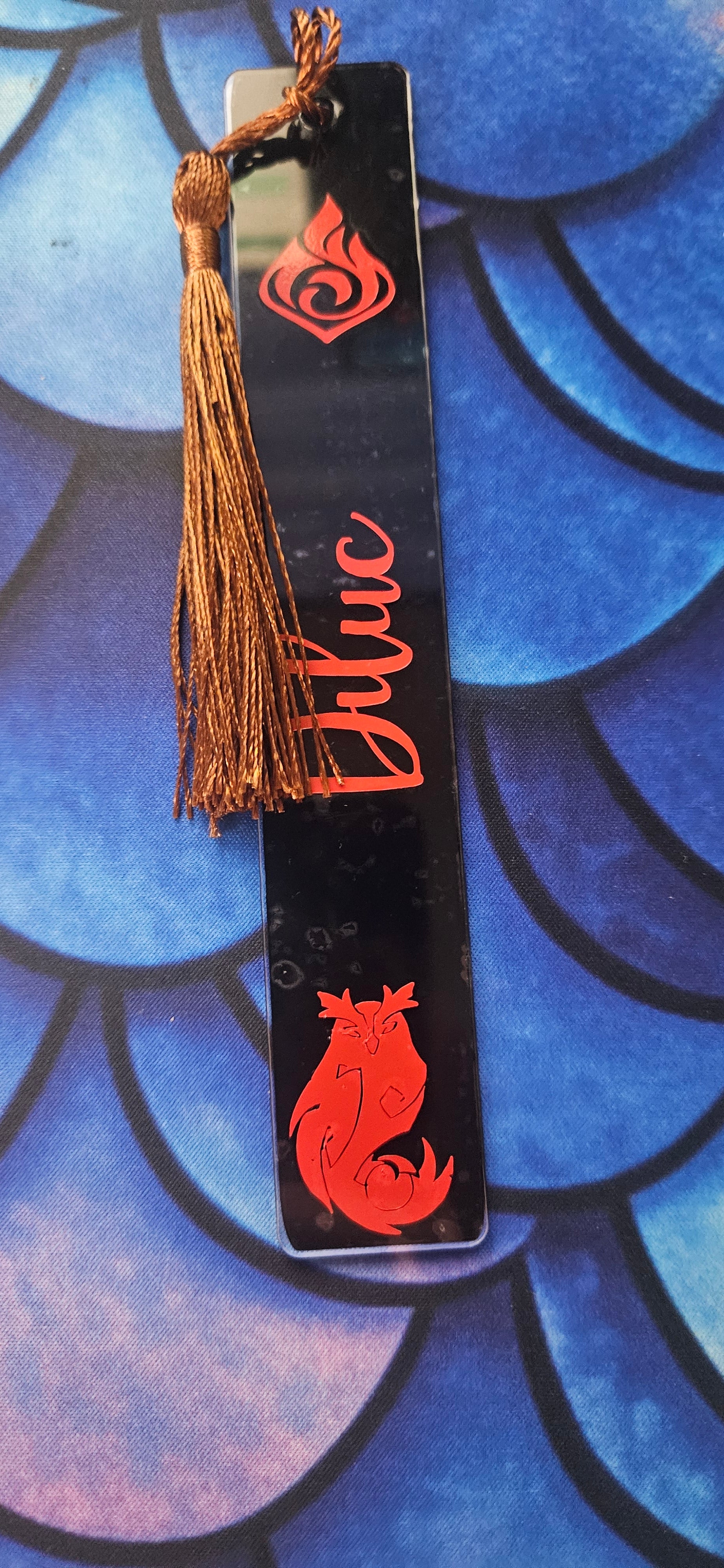 Diluc Genshin Impact Bookmark