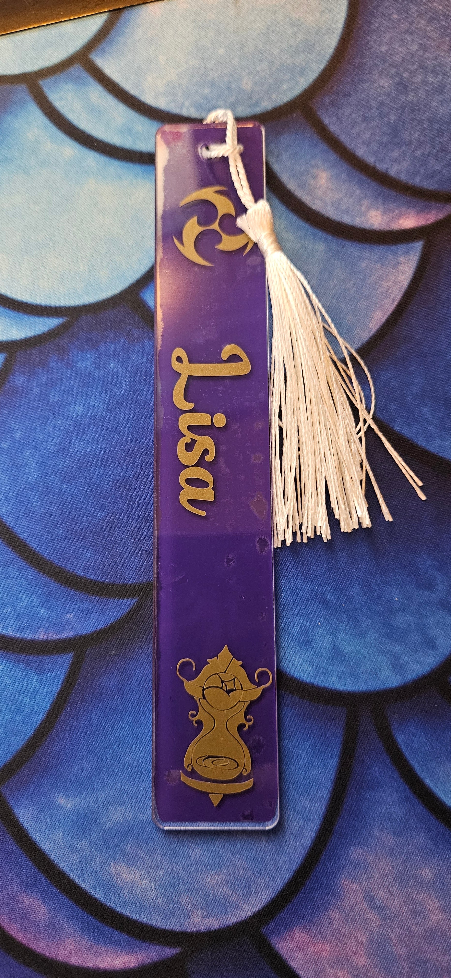 Lisa Genshin Impact Bookmark