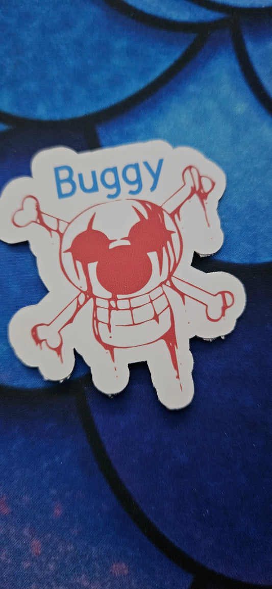 Buggy the Clown Jolly Roger Sticker