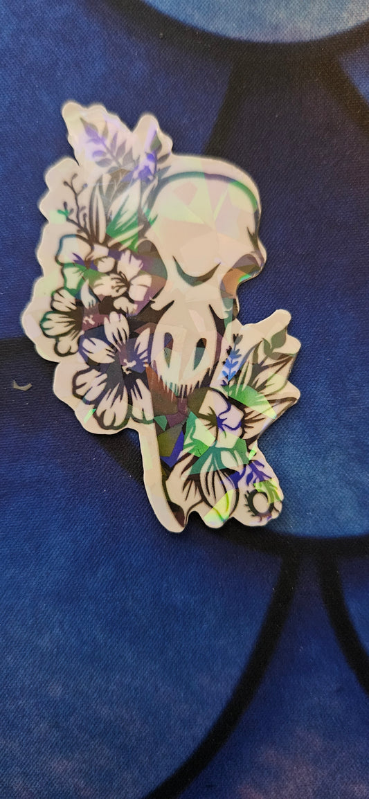 Raven Floral Stickers