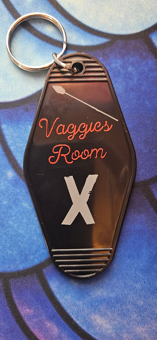 Vaggie Hotel Keychain