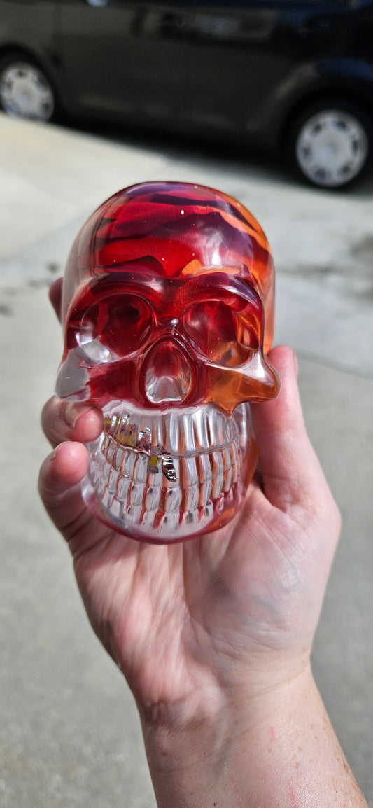 Rengoku Flame Hashira Rose Skull