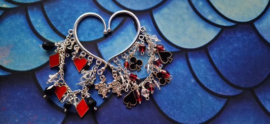 Red Queen Ear cuffs