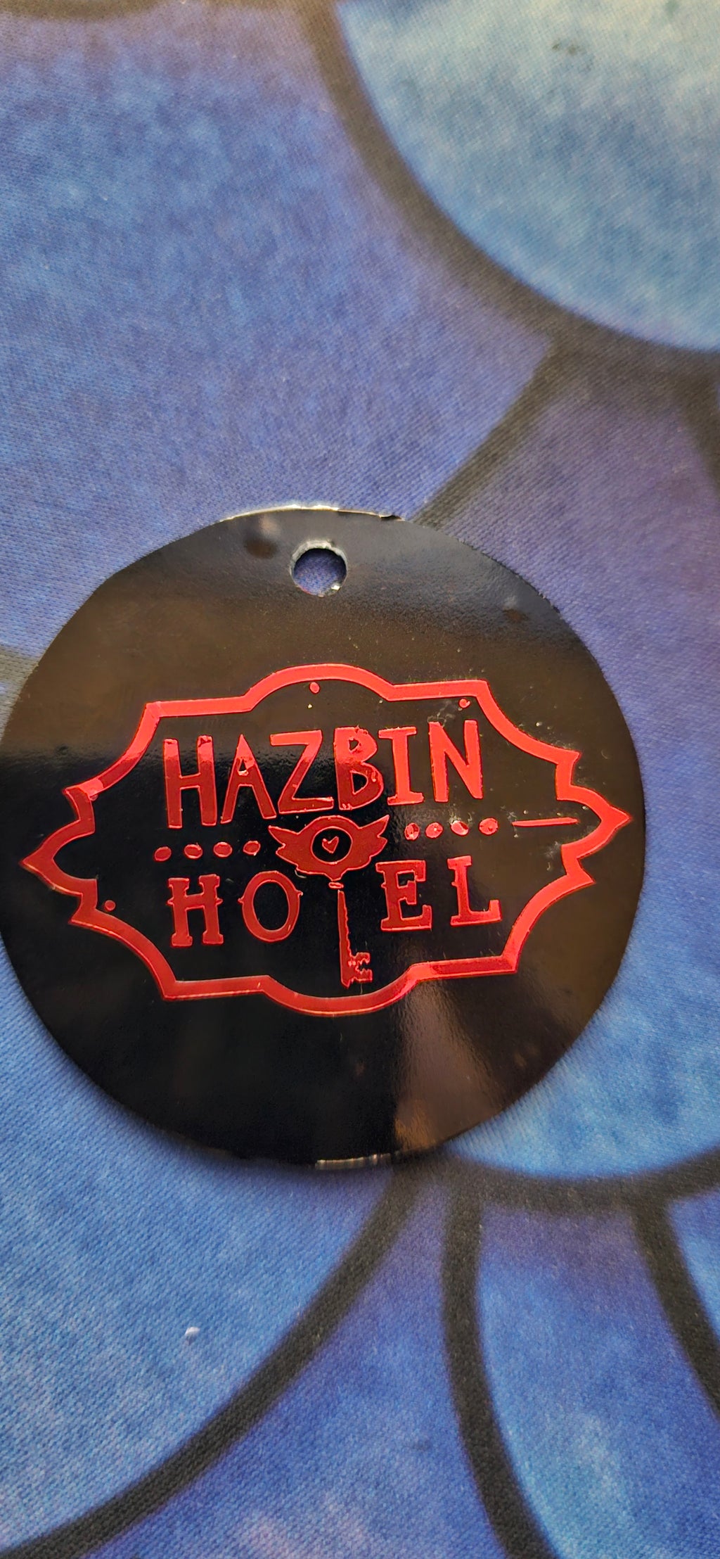 Angel Dust Character Vinyl Keychain