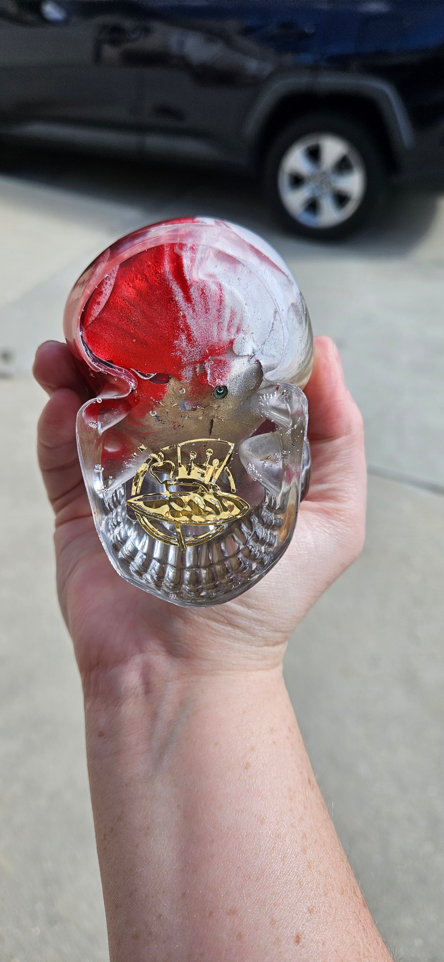 Lucifer Morningstar Rose Skull