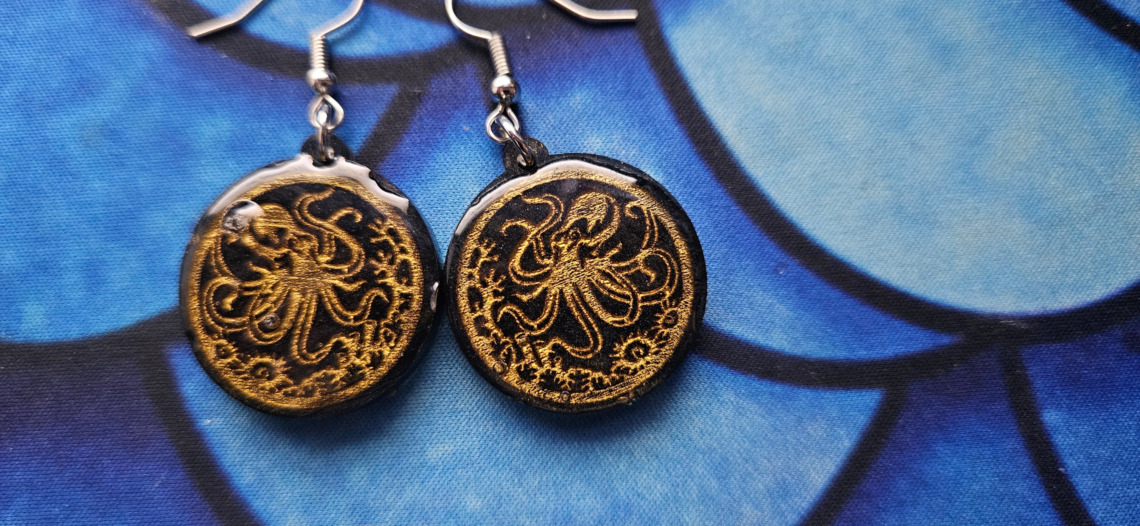Octopus Resin Earrings
