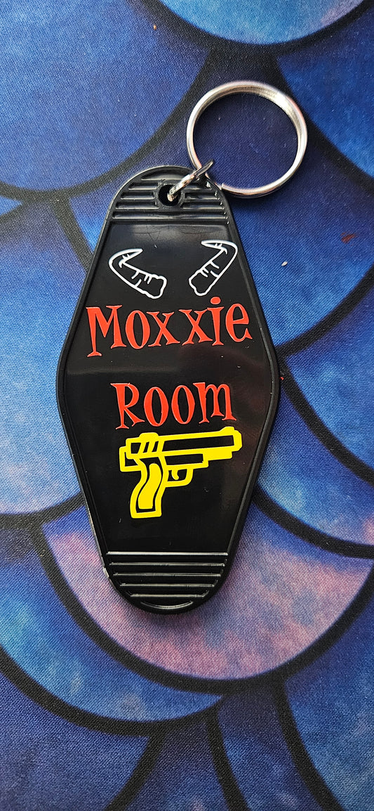 Moxxie Hotel Keychain