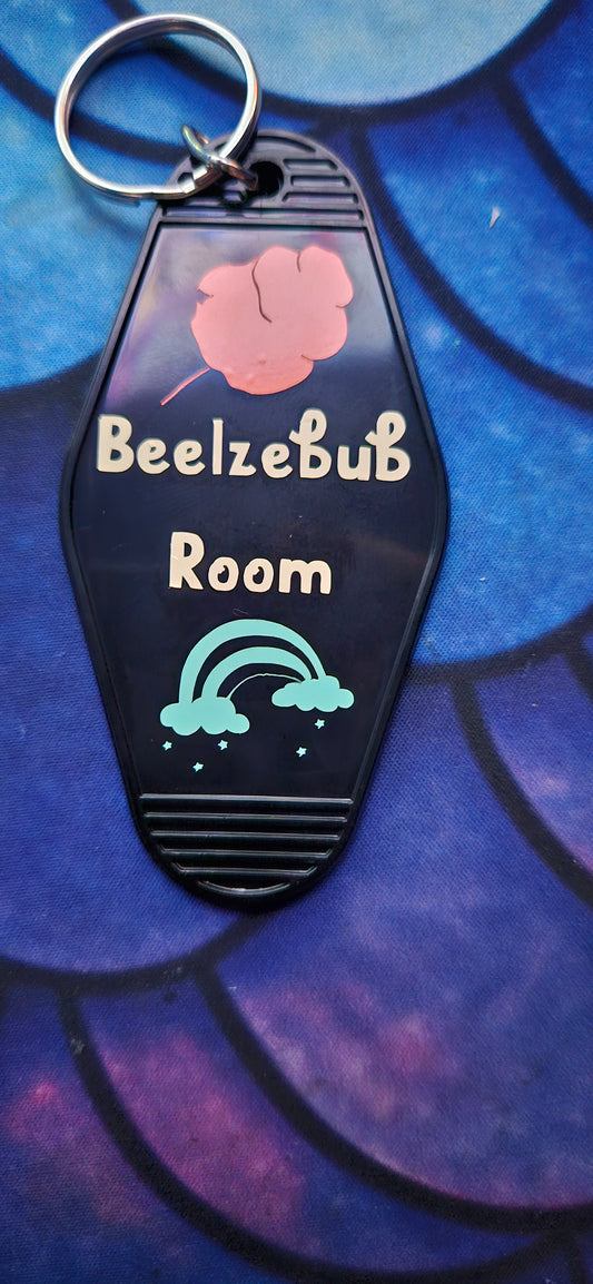 Beelzebub Hotel Keychain