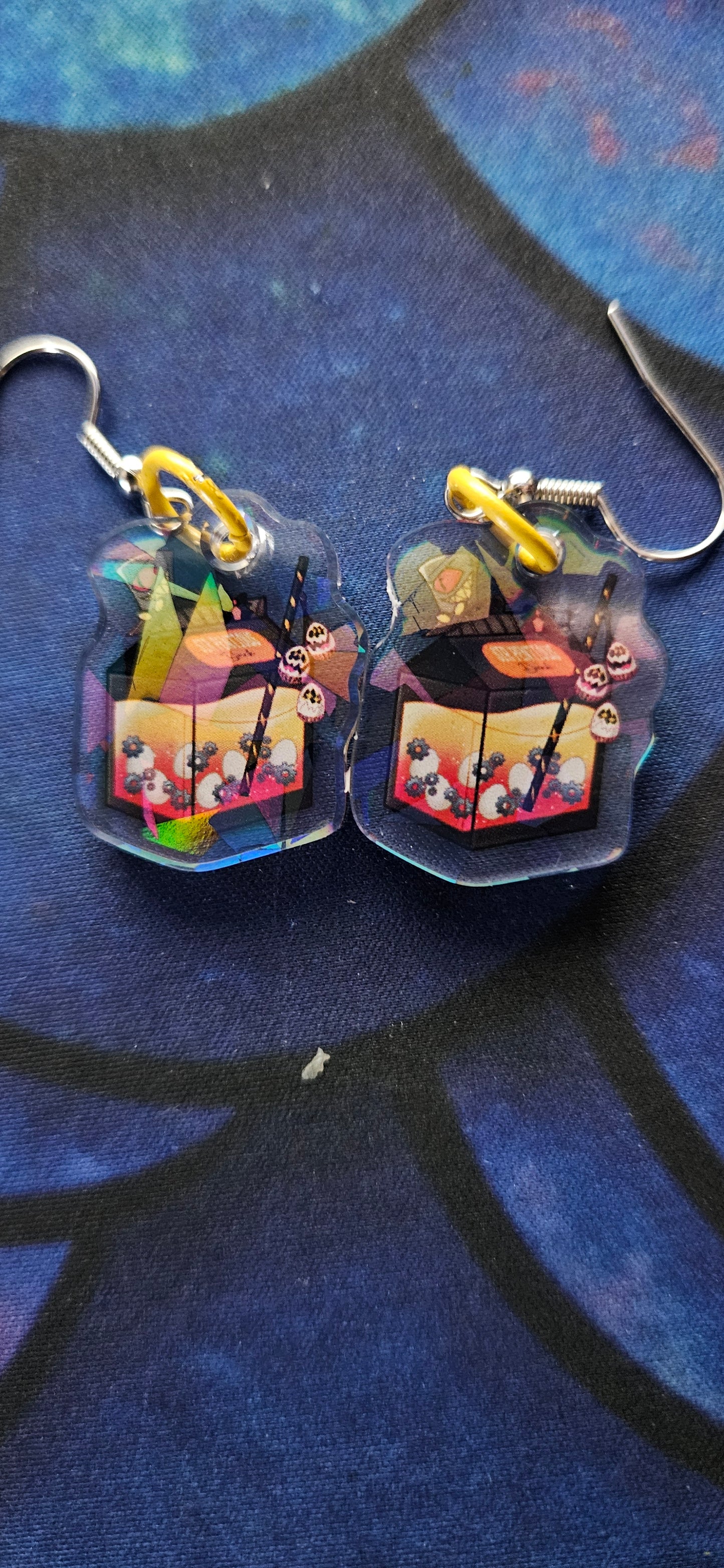 Sir Pentious Milk Carton Earrings