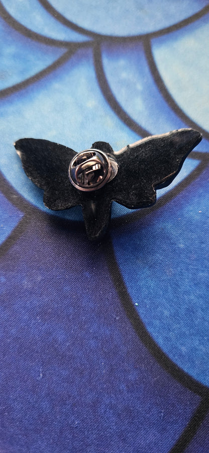 Gothic Moth Pin