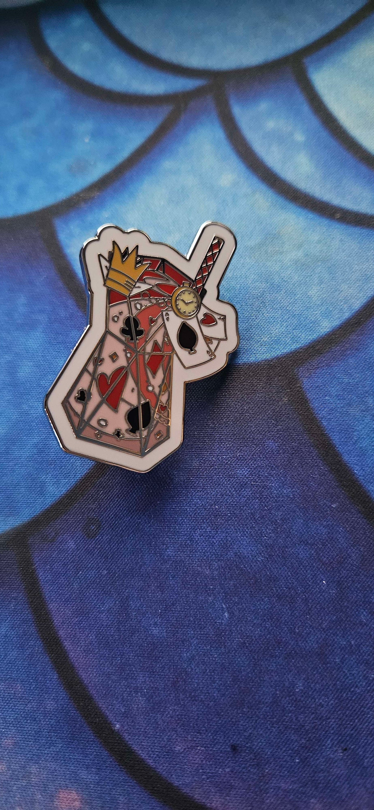 Red Queen Boba Dink Pin