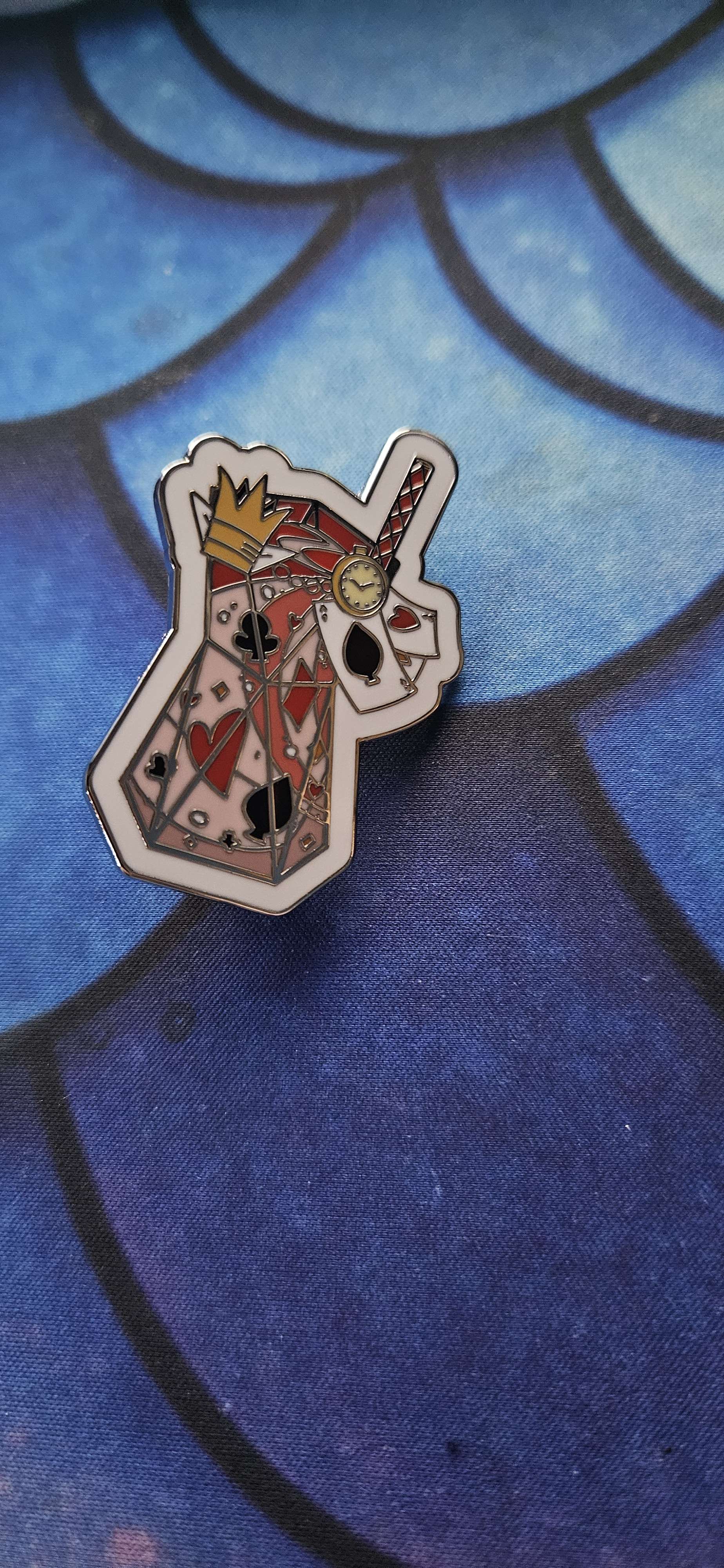 Red Queen Boba Dink Pin