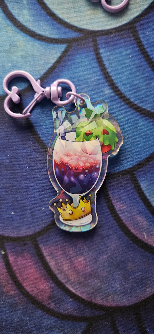 Evil Queen Drink Keychain