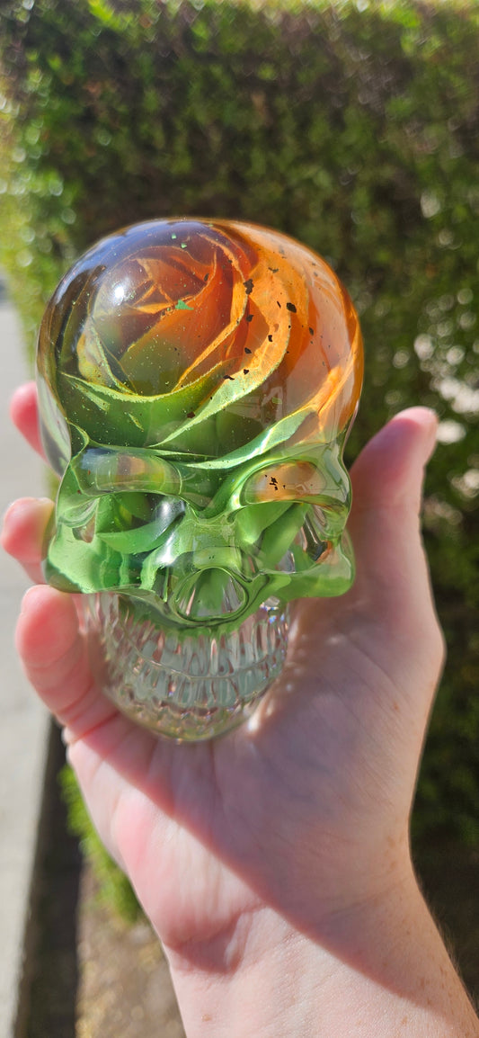 Firefly Rose Skull