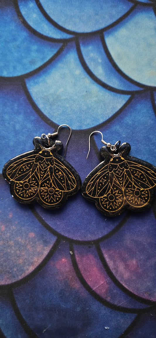 Moth Earrings