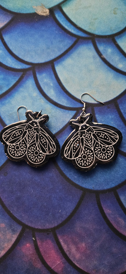 Moth Earrings