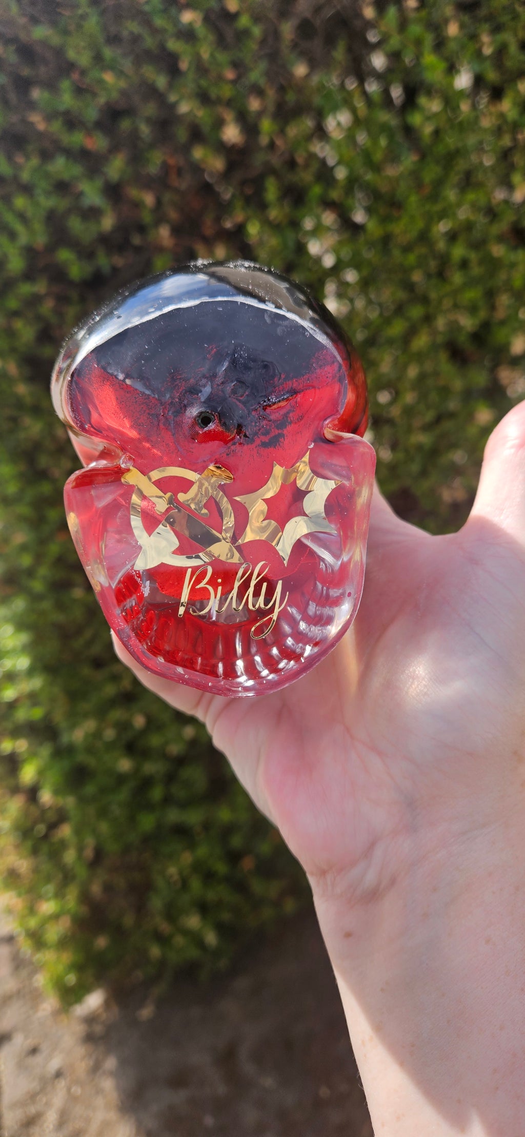 Billy the Kid Rose Skull