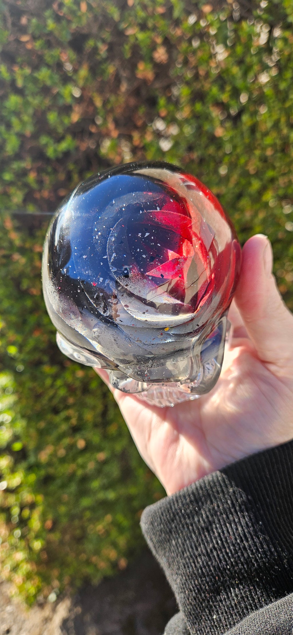 Husker Rose Skull