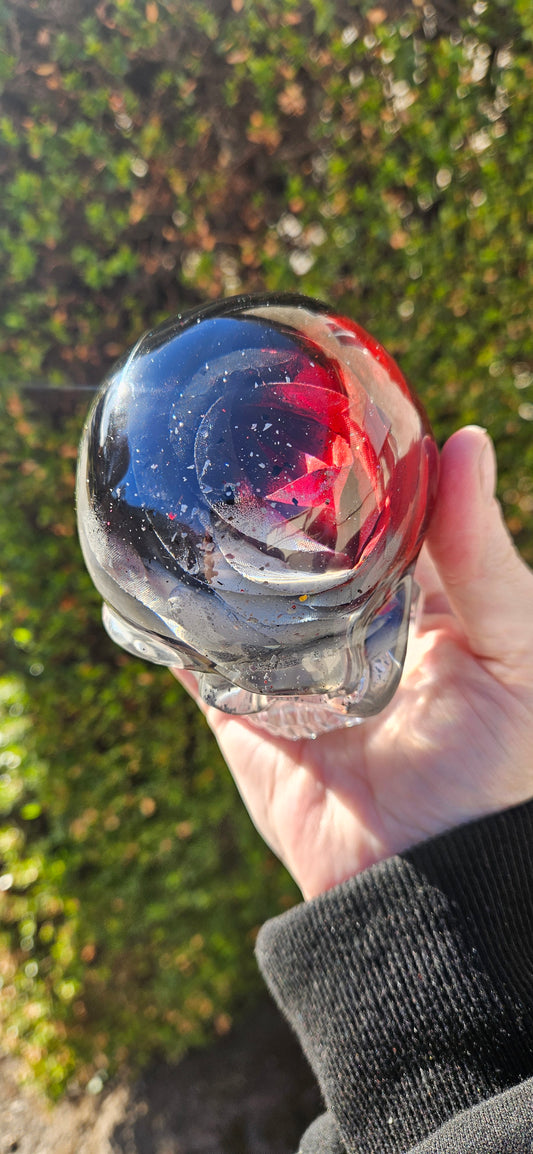 Husker Rose Skull