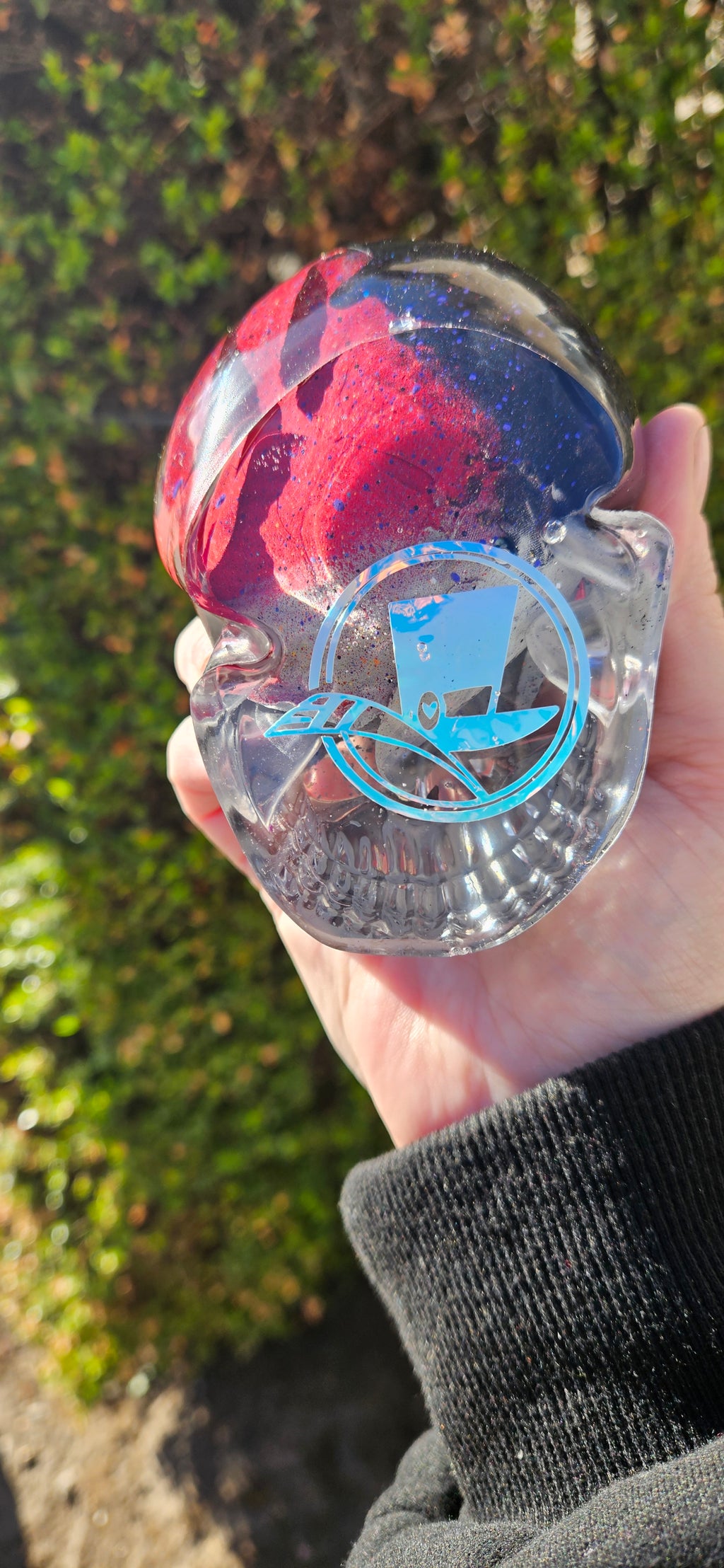 Husker Rose Skull