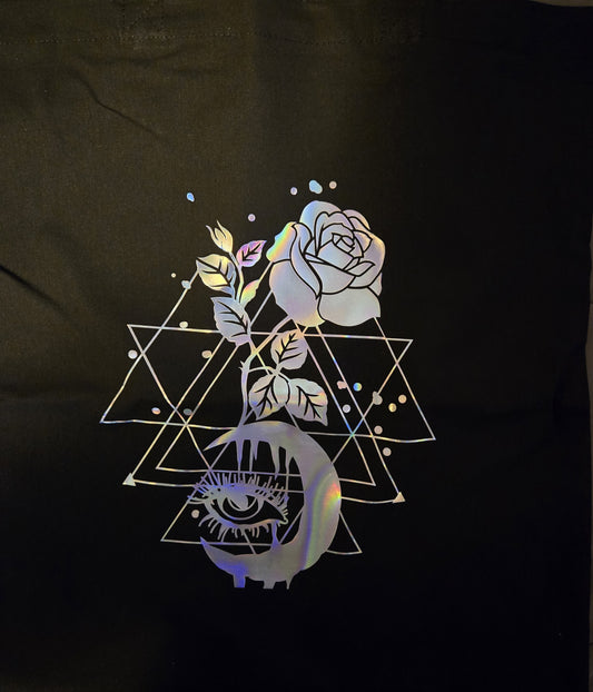 Roses and Moon Tote Bag