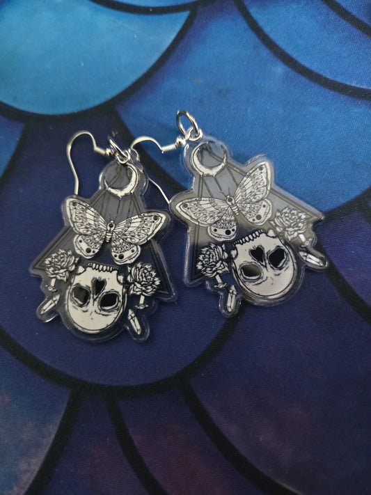Moth and Skulls