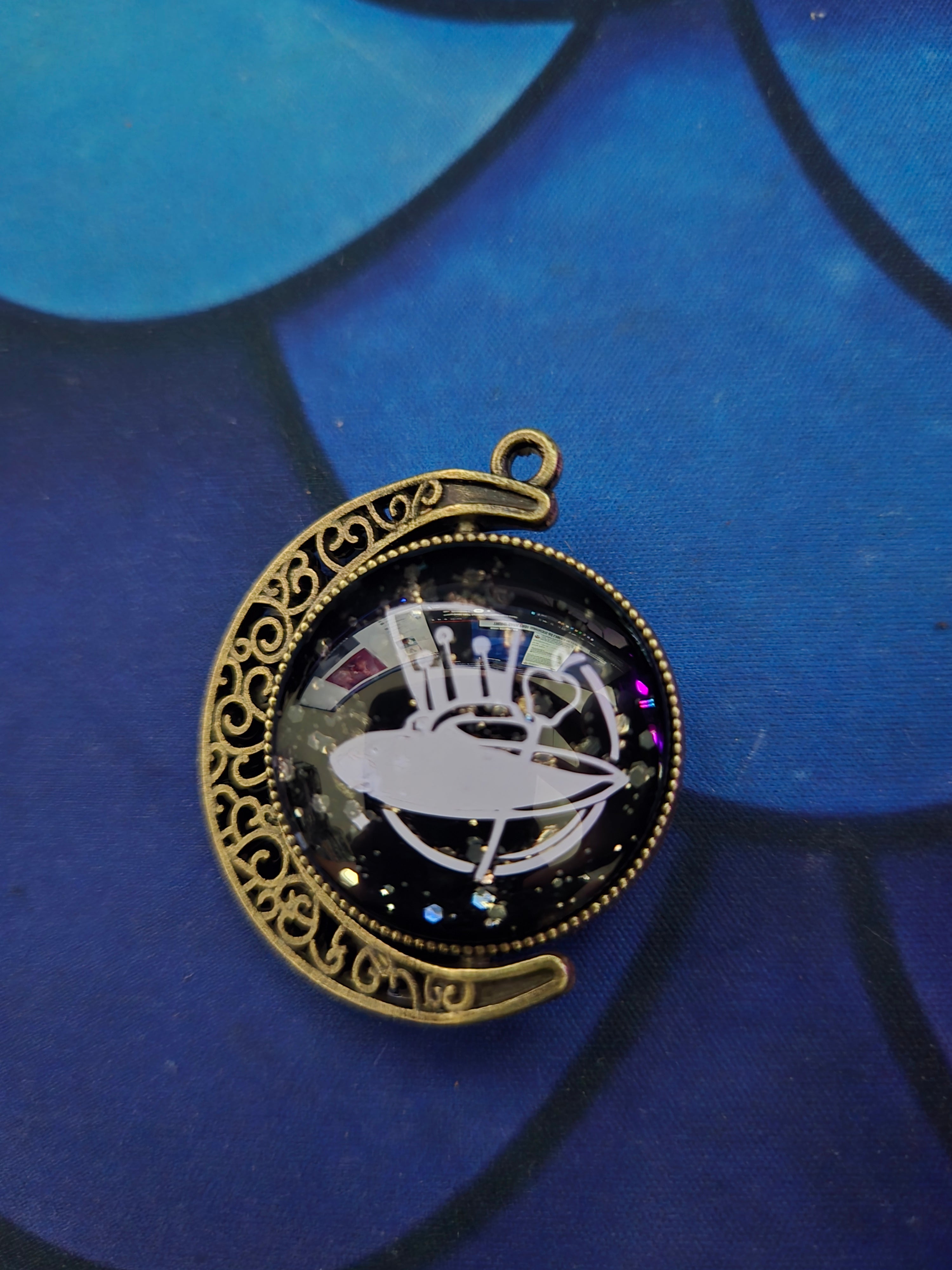 Lucifer Morningstar Spinning Necklace