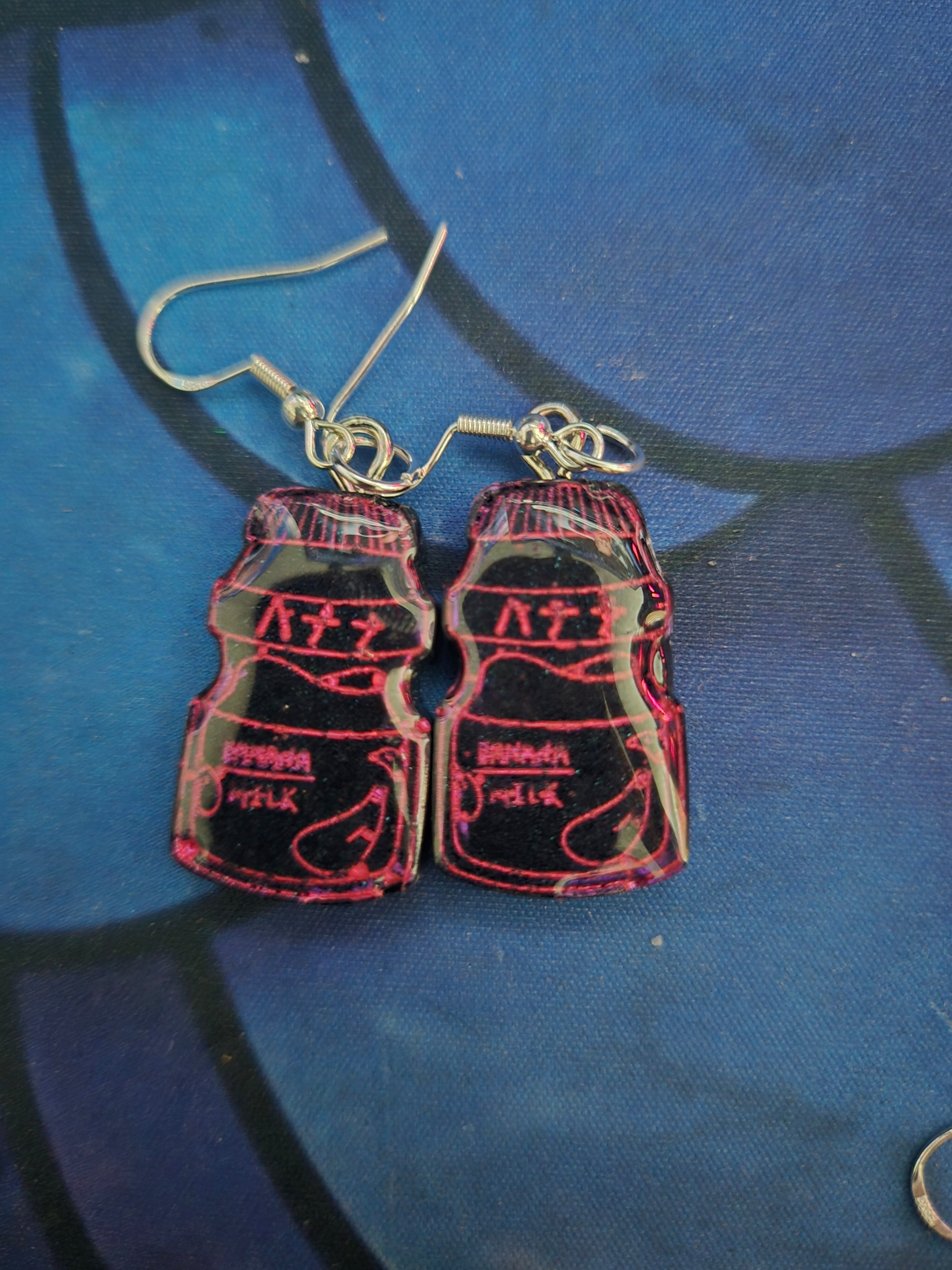 Milk Carton Earrings