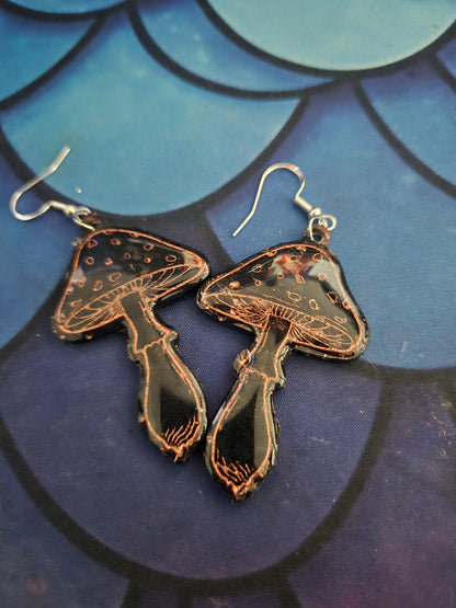 Mushroom Earrings