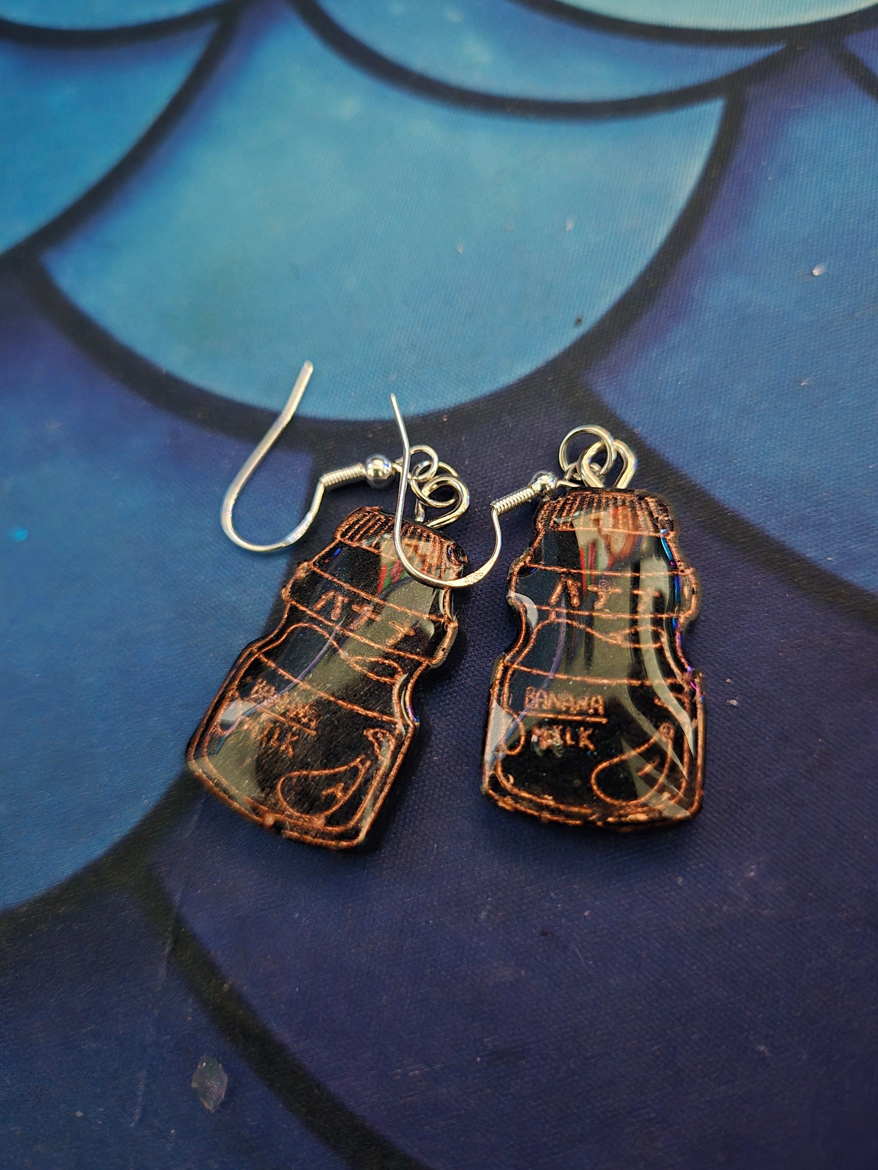 Milk Carton Earrings