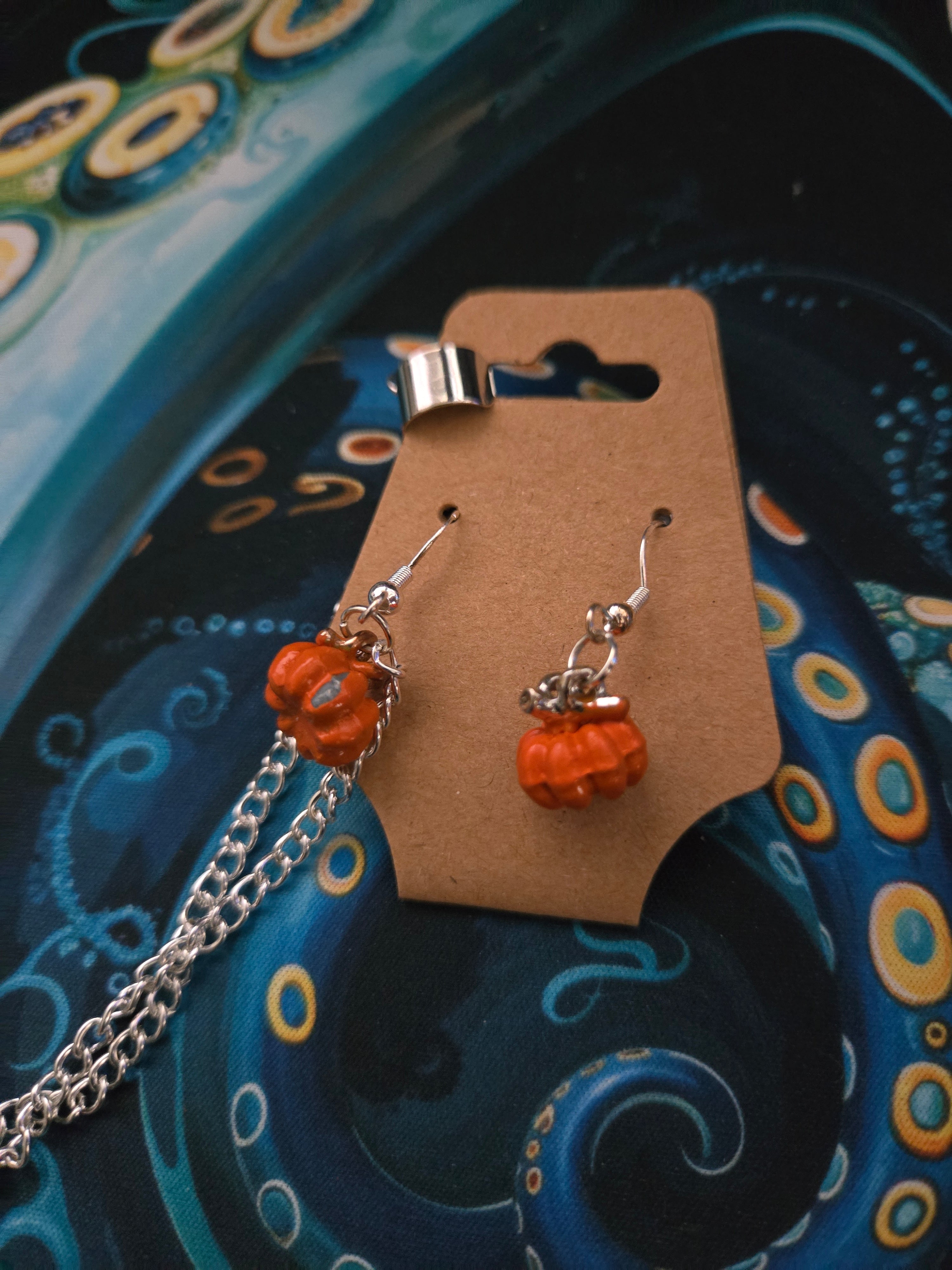 Mini Pumpkin Earrings