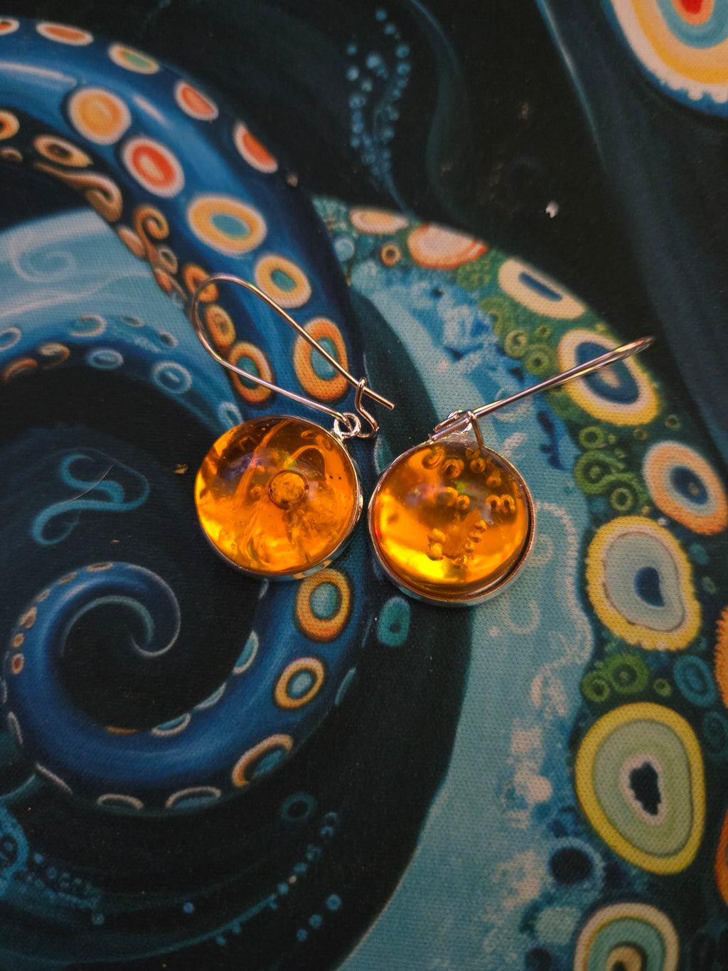 Silver Dangling Earrings