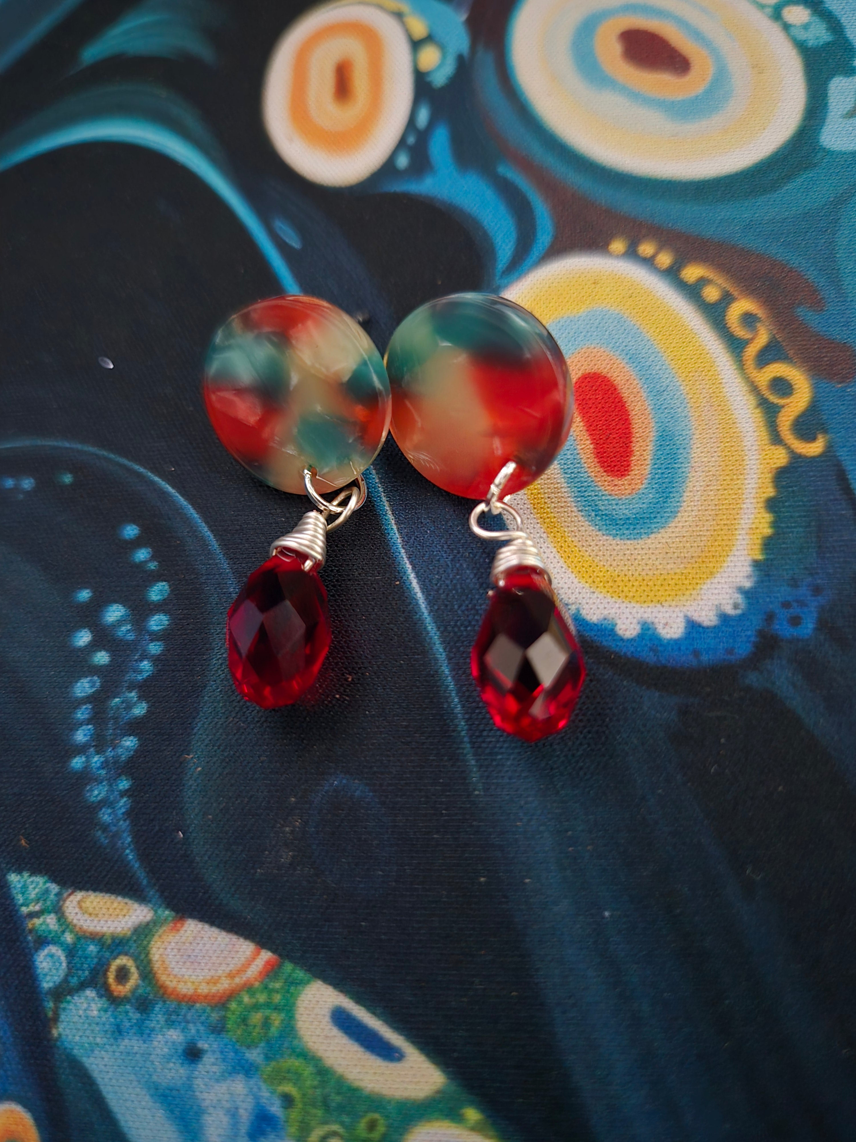 Red Earrings