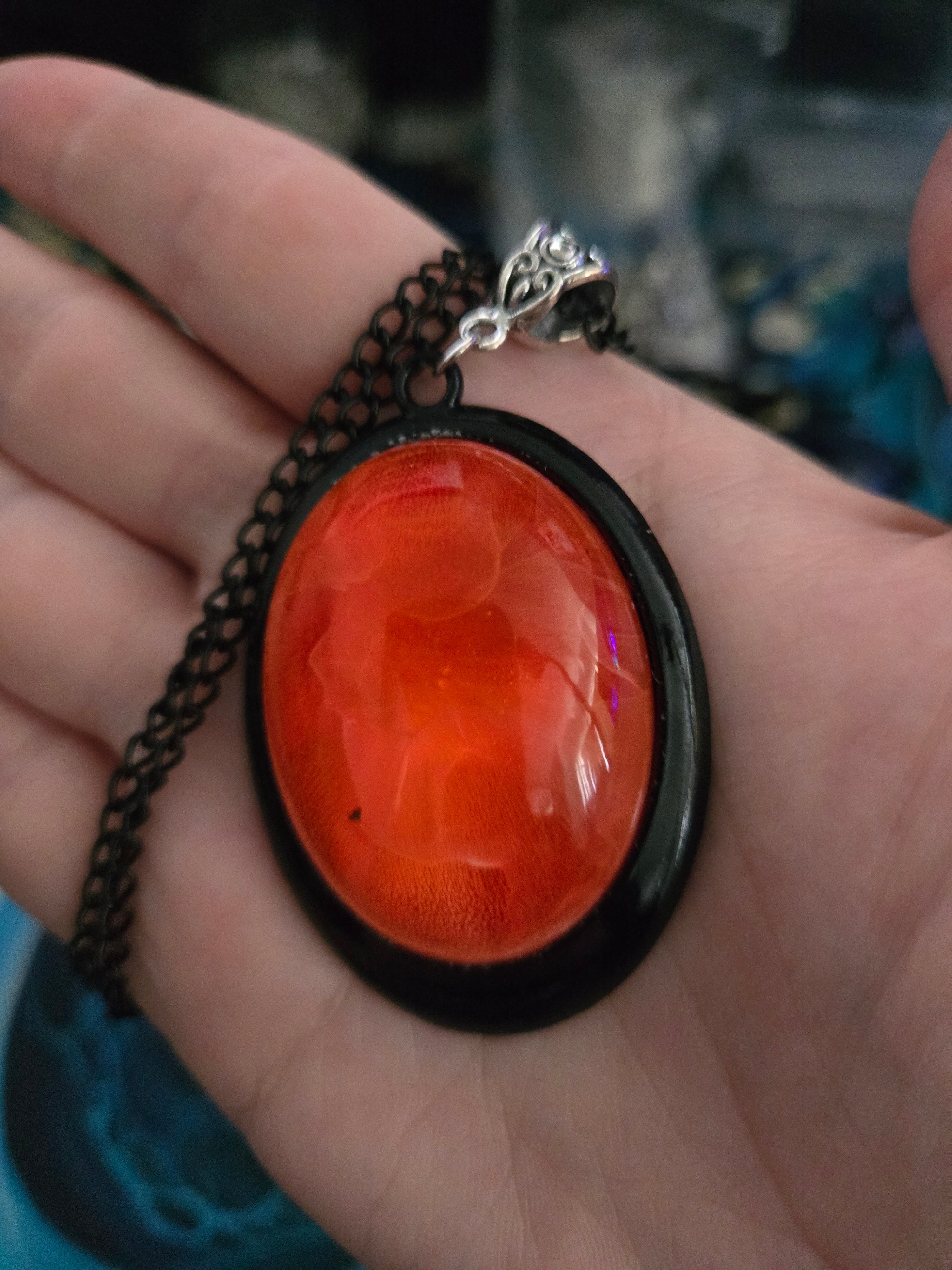 Gothic Orange Pendant