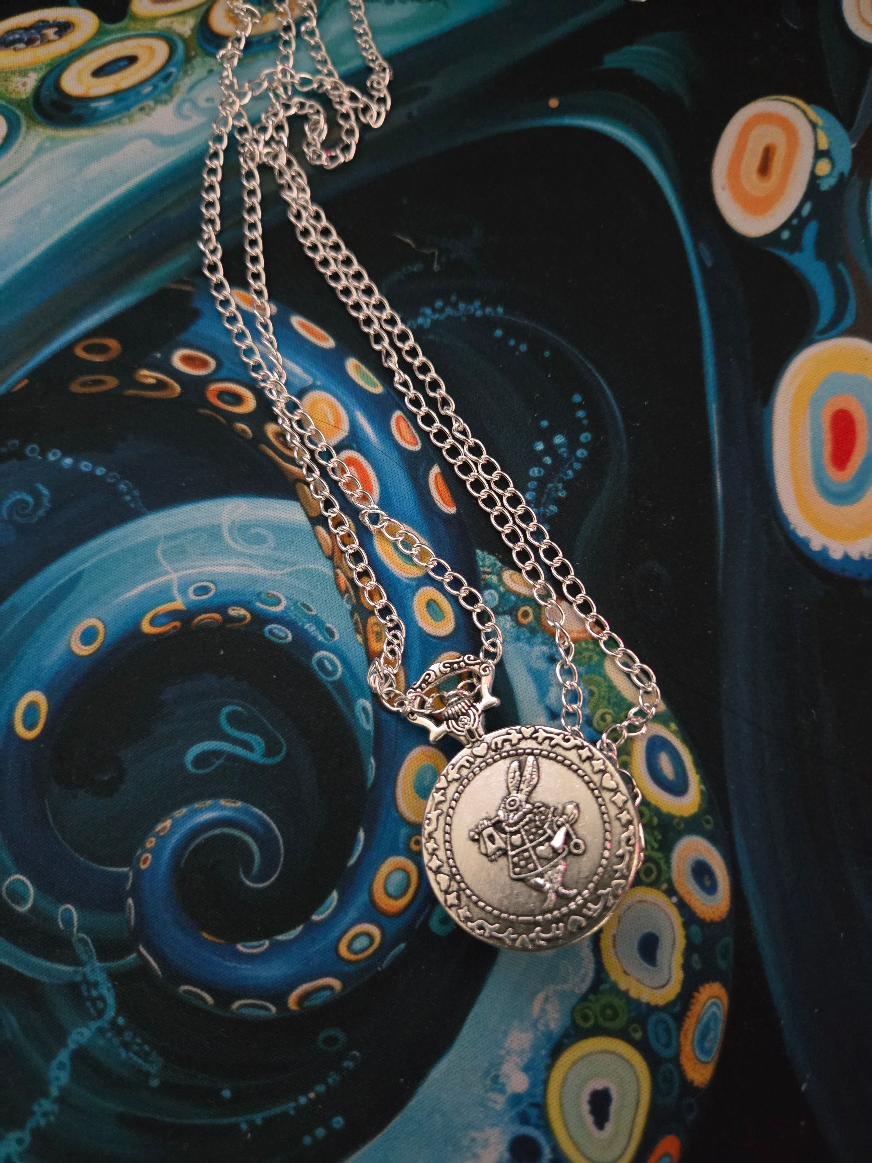 White Rabbit Necklace