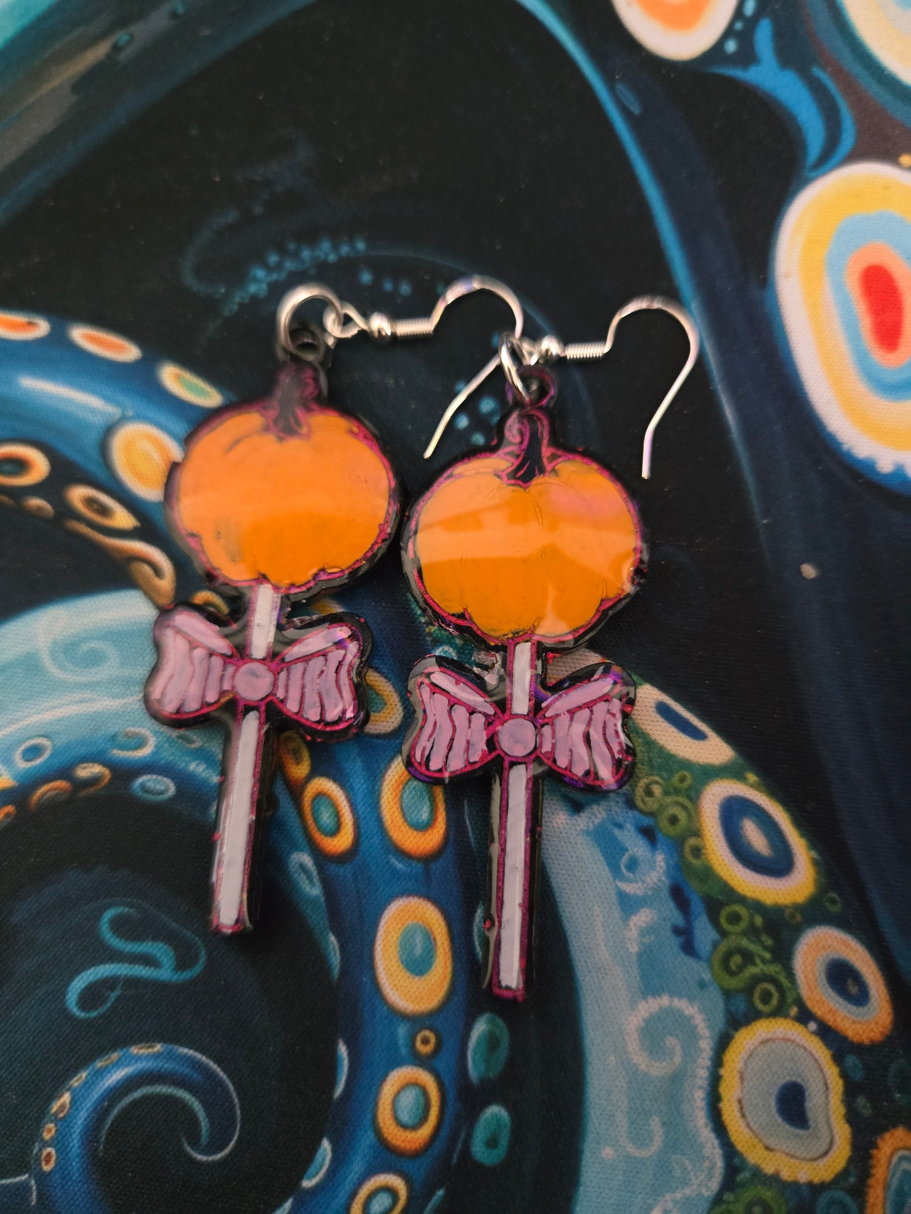 Pumpkin Earrings