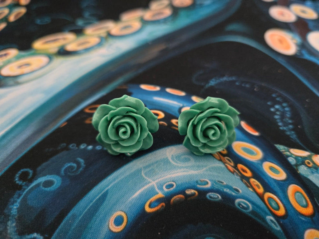 Colorful Flowers Earrings