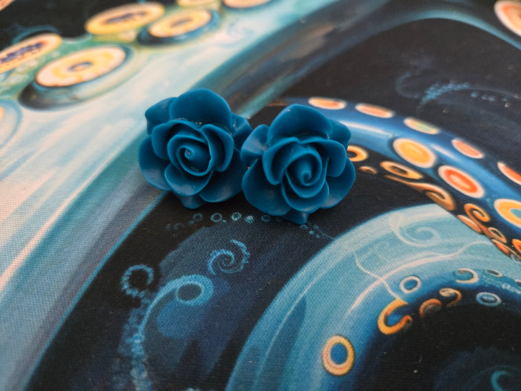 Colorful Flowers Earrings