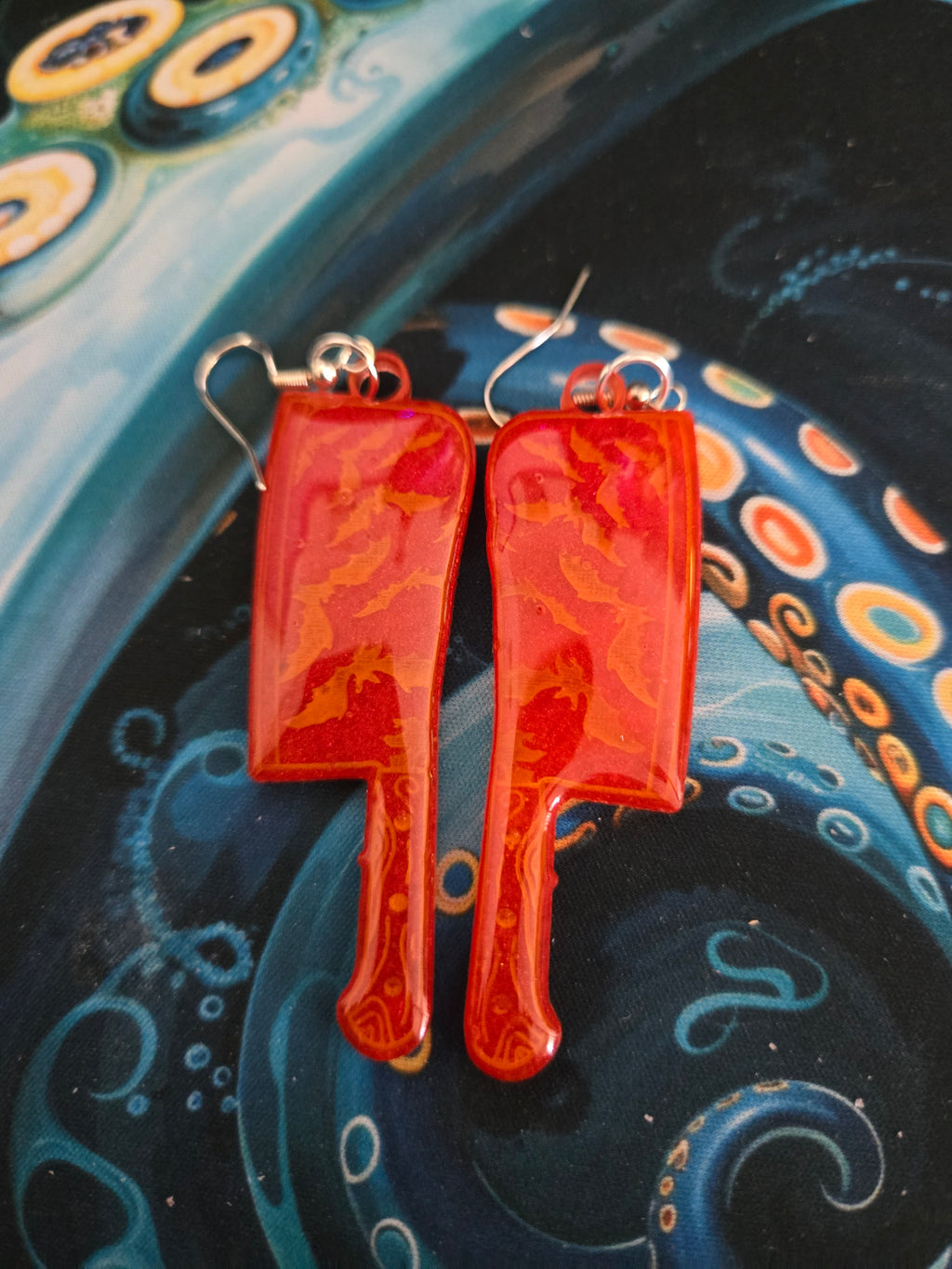Large Ax Earrings