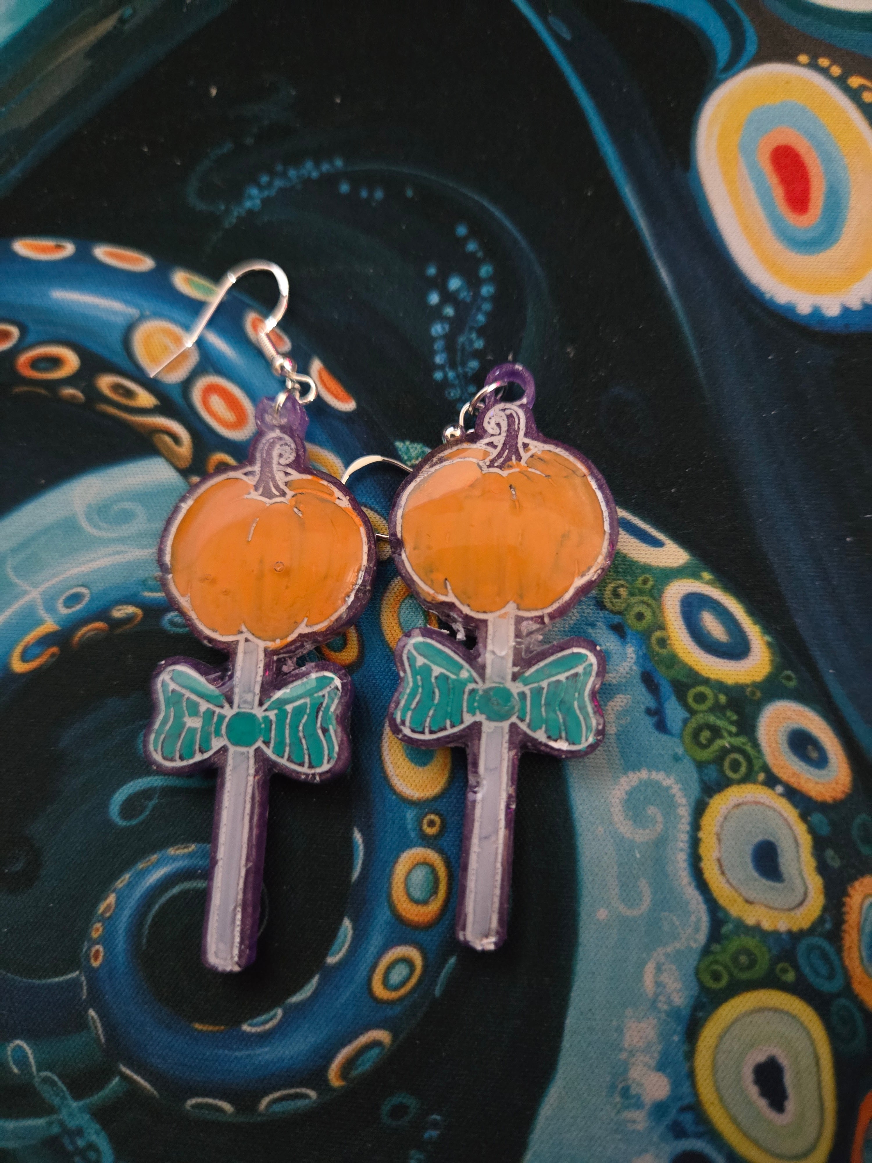 Pumpkin Earrings