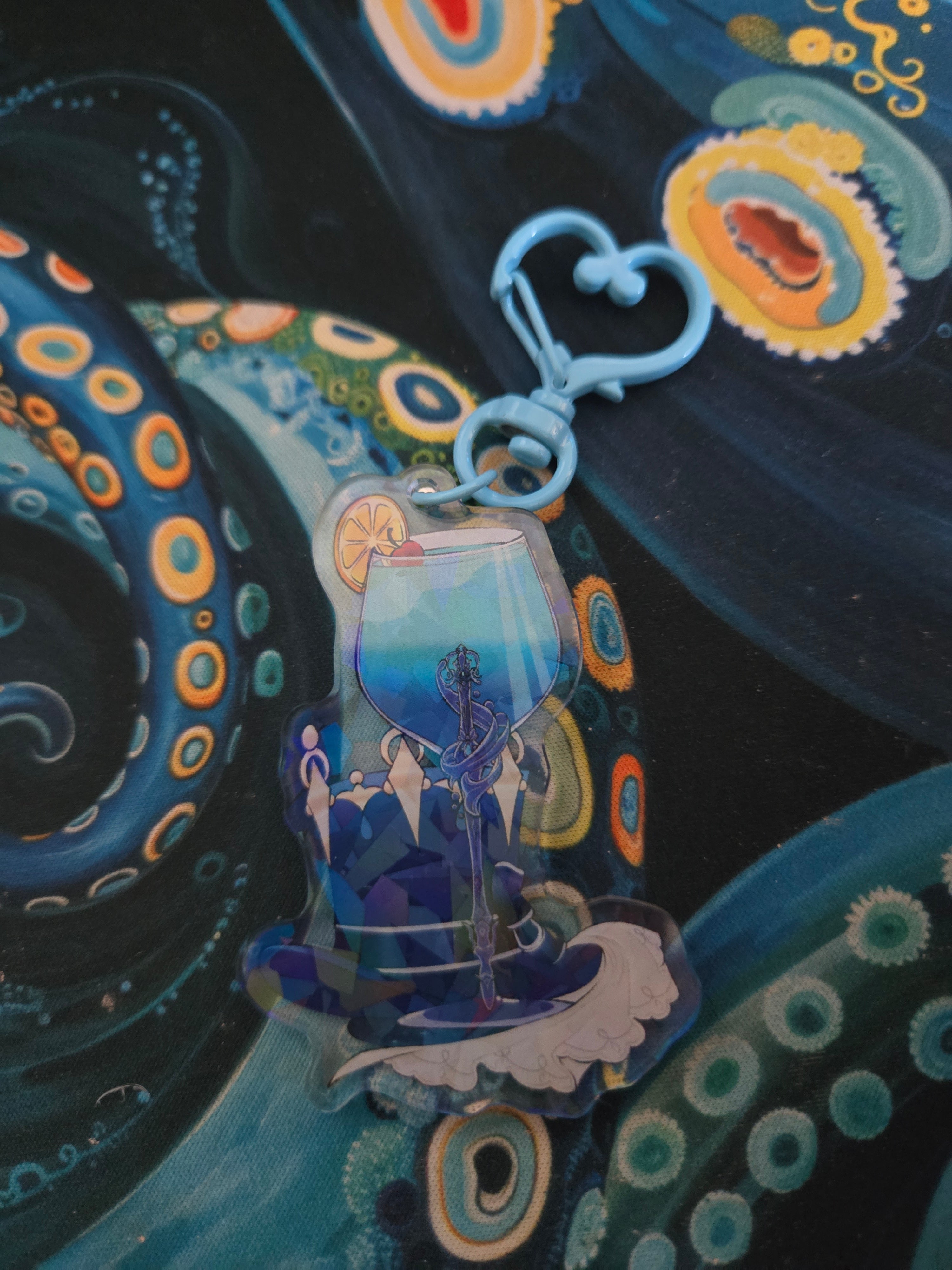 Furina Cocktail Keychain