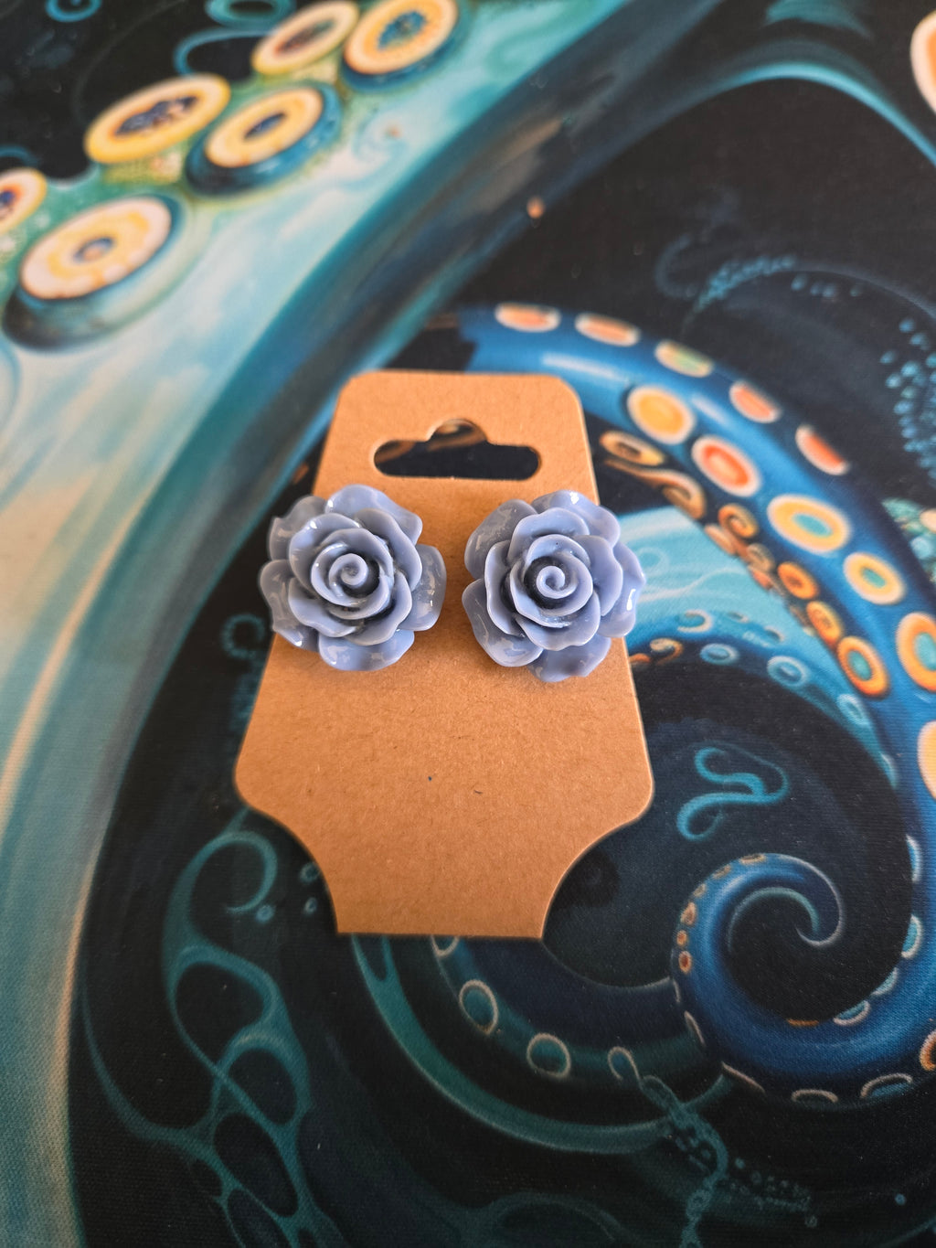 Colorful Flowers Earrings